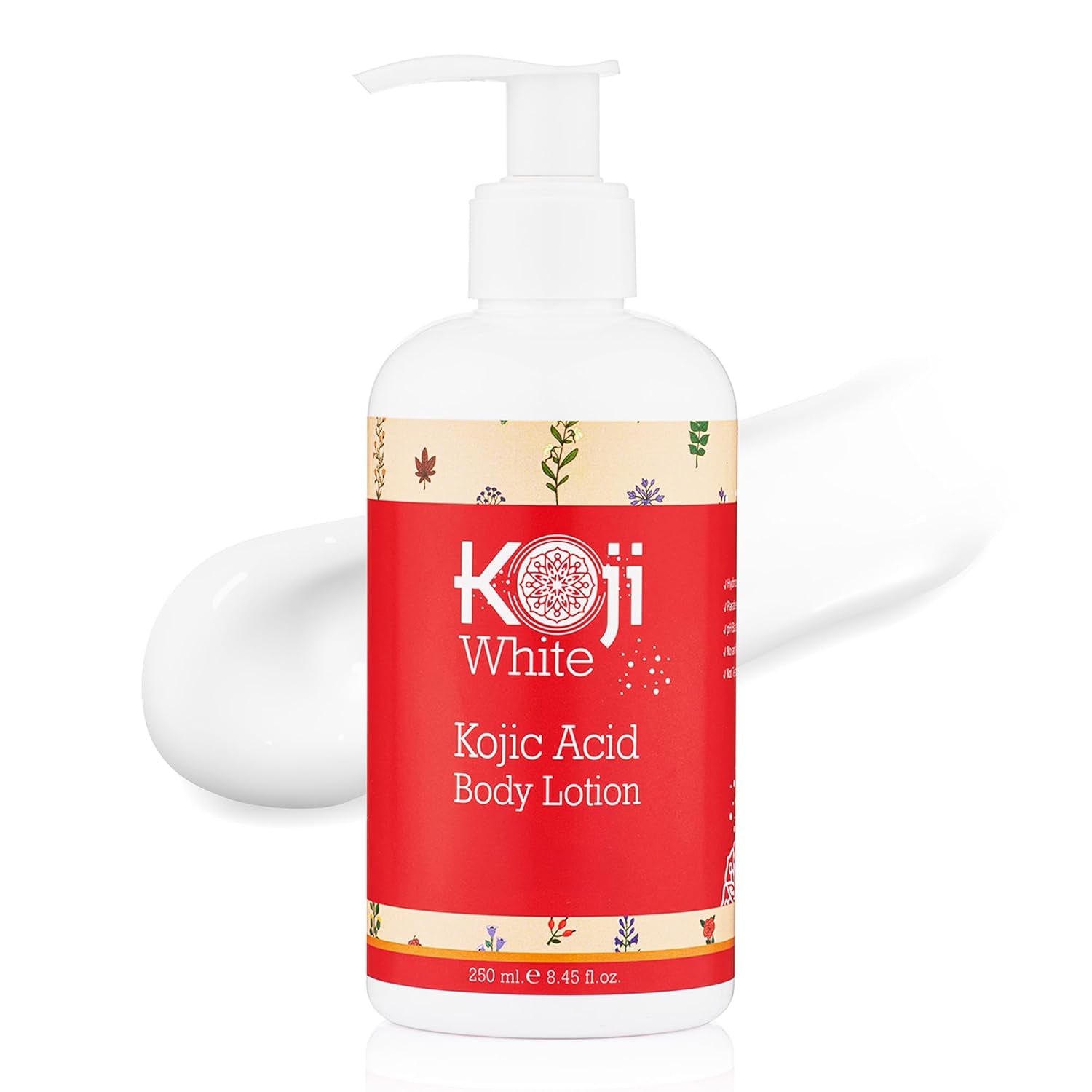 Kojic Acid Skin Brightening Body Lotion - Body Moisturizer & Skin Firming for Women, Boost Hydrating, Sun Damage Skin, Uneven Skin Tone, Paraben-Free, Vegan, 8.45 Fl Oz Bottle